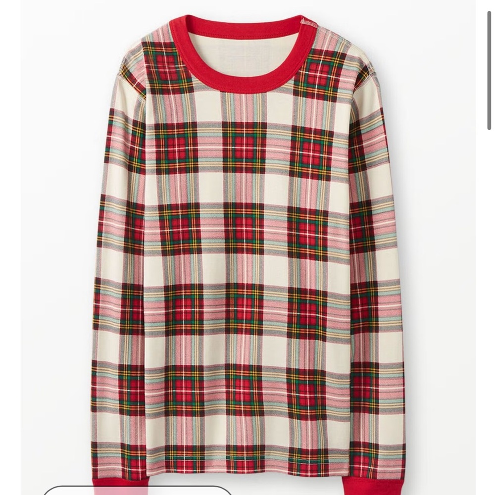 Adult Holiday Long John Pajama Top - XXL